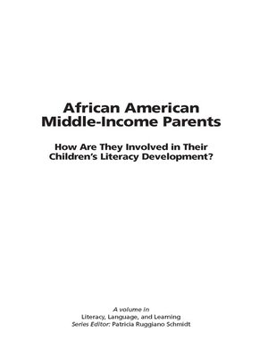 cover image of African-American Middle-Income Parents